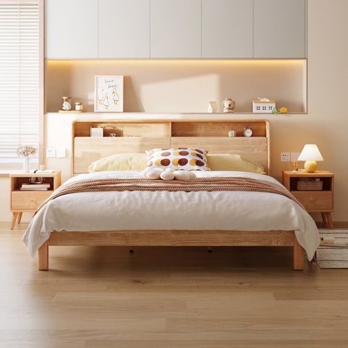 Super king bed frame with hot sale storage